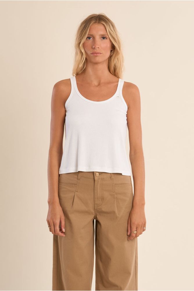 Ribbed tank top