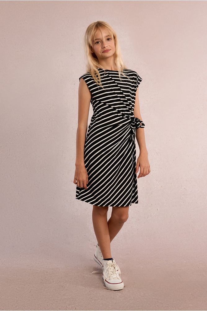 Robe t-shirt rayée