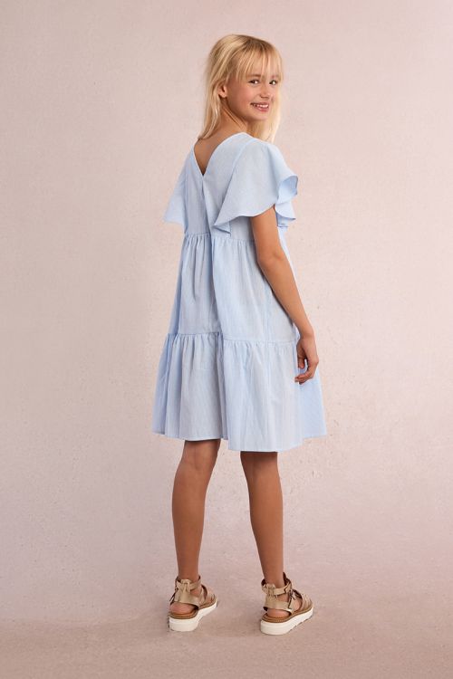 Striped babydoll dress