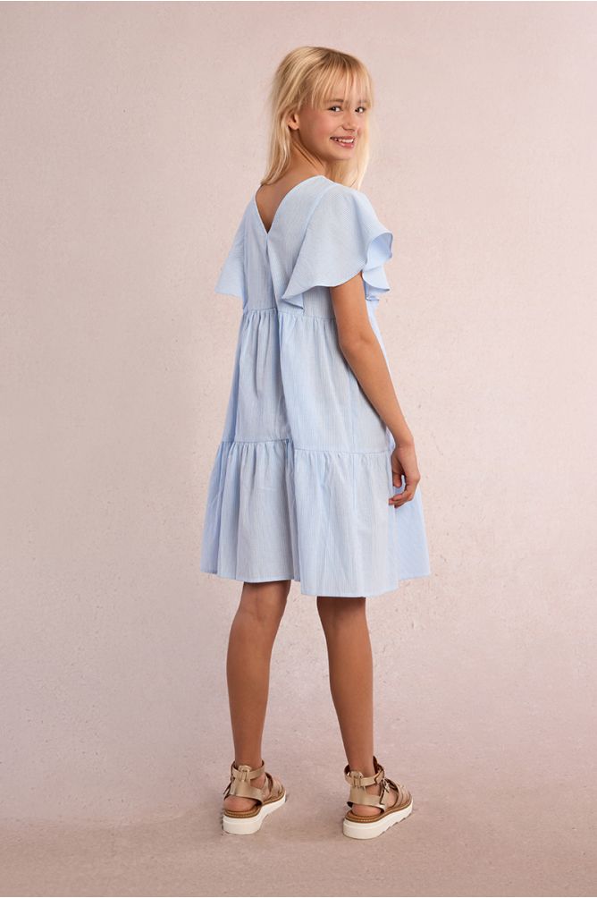 Striped babydoll dress
