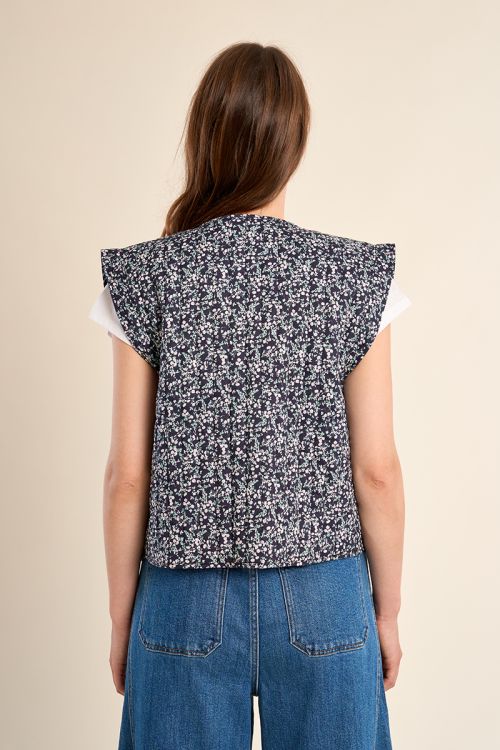 Cotton bolero, quilted