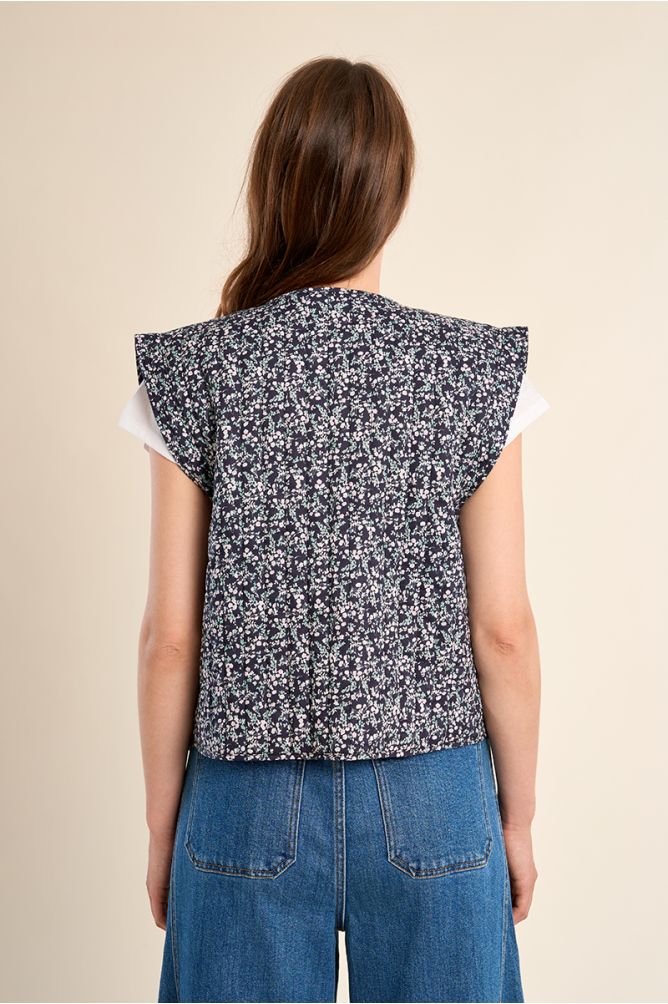 Cotton bolero, quilted