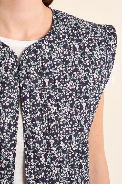 Cotton bolero, quilted