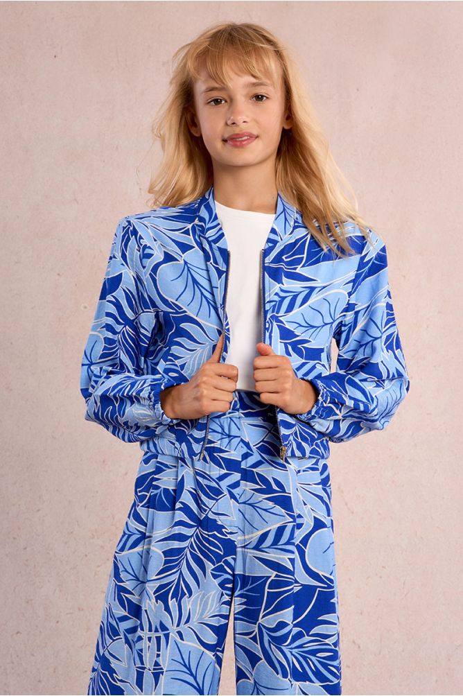 Veste bomber imprimée