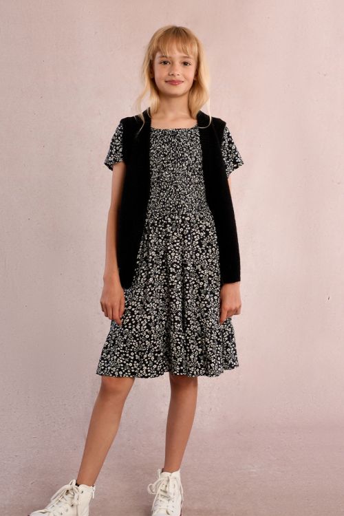 Floral smocked dress