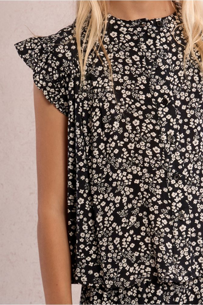 Blouse fleurie