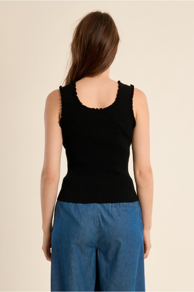Ribbed tank top