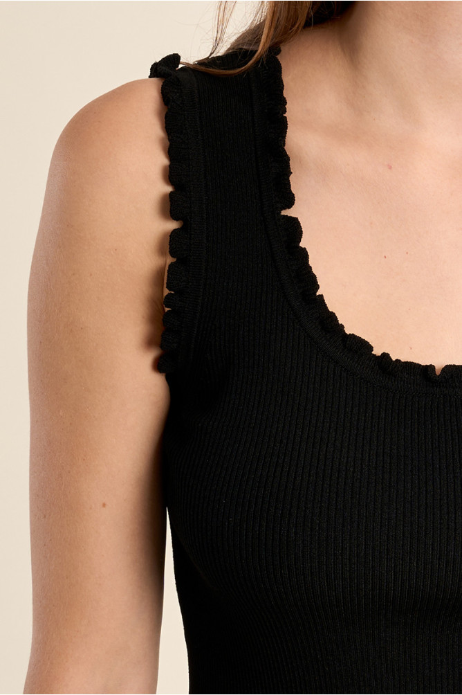 Ribbed tank top