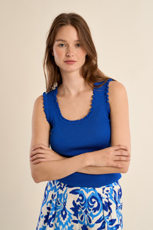 Ribbed tank top