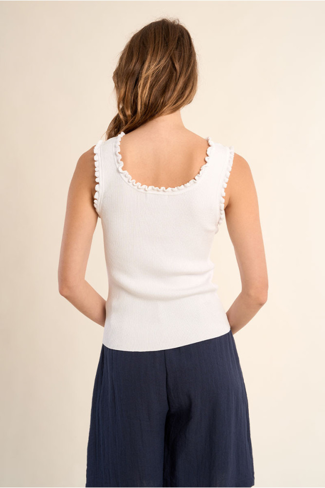 Ribbed tank top
