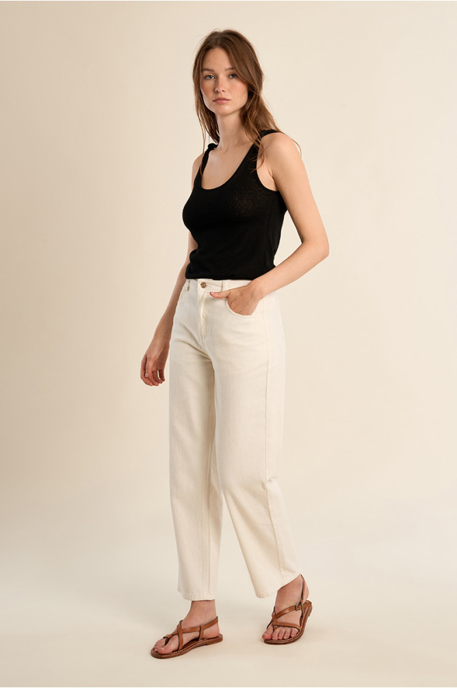 Basic terry cloth tank top