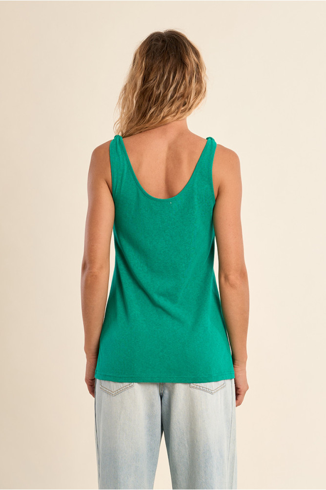 Basic terry cloth tank top