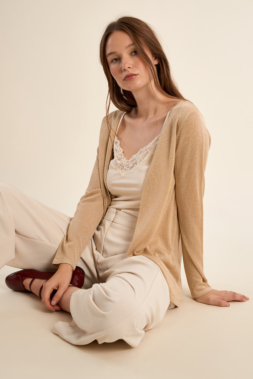 Cardigan ouvert