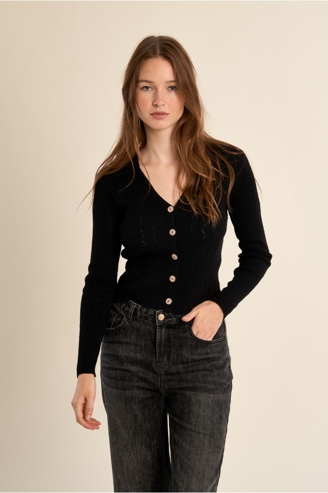 Gilet court ajusté