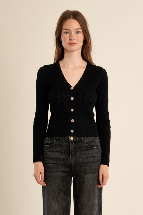 Gilet court ajusté