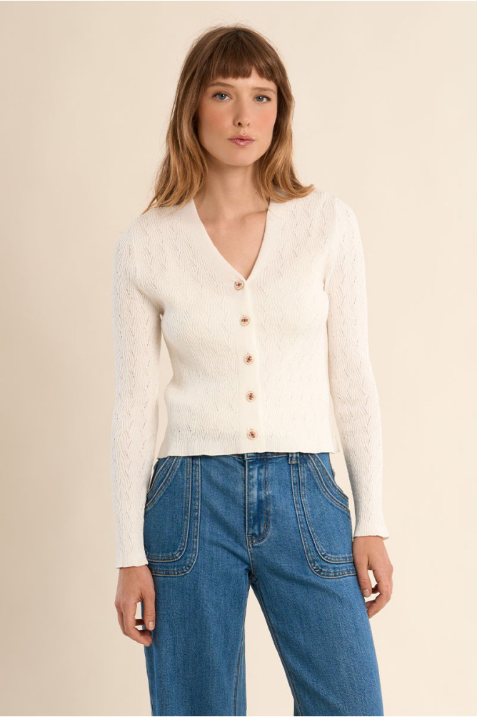 Fitted cropped vest