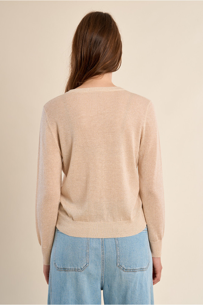 Fine knit cardigan