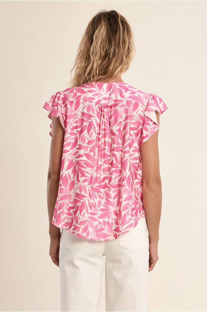 Top léger à imprimé floral 