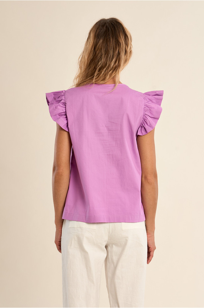 Chemisier en coton, babydoll
