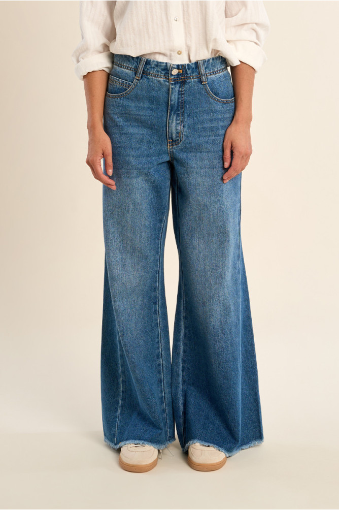 Denim large, évasé