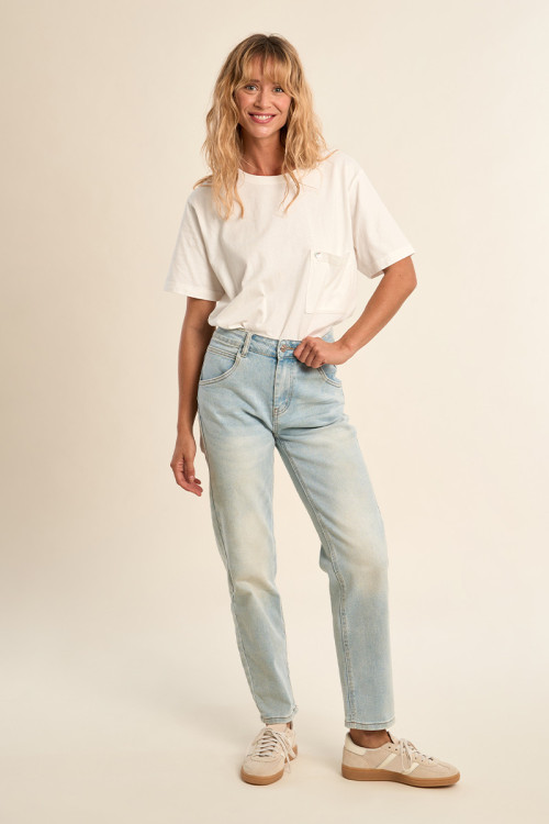 Pantalón vaquero estilo ¨mom¨