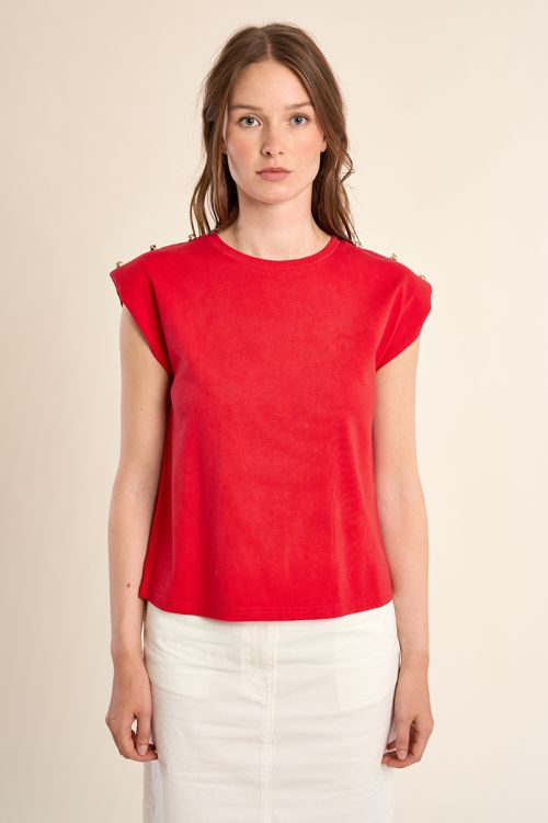 Epaulette T-shirt