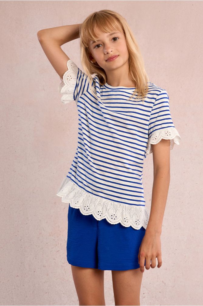 Pleated shorts