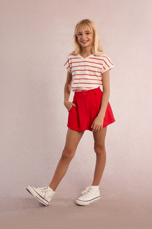 Short à pinces