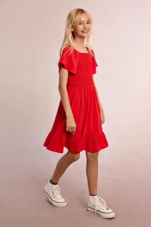 Robe smockée