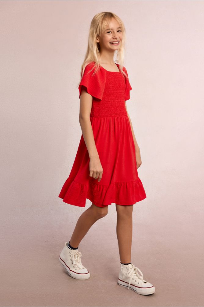 Robe smockée