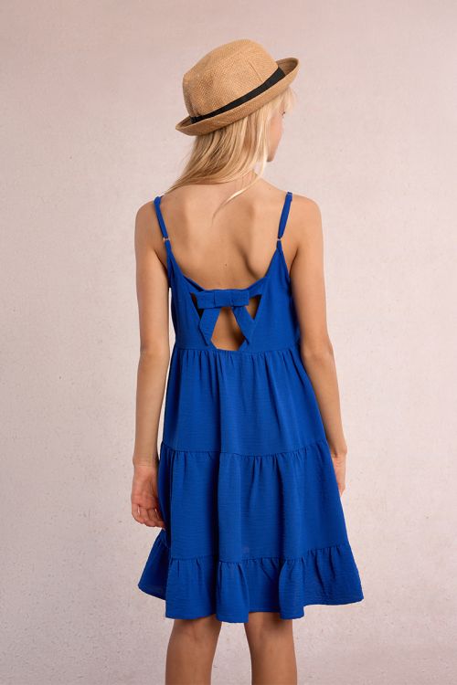 Short ruffle dress