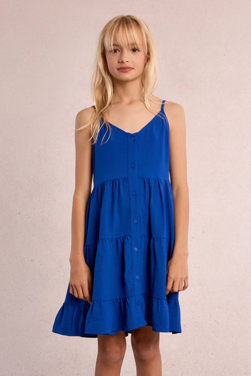 Short ruffle dress