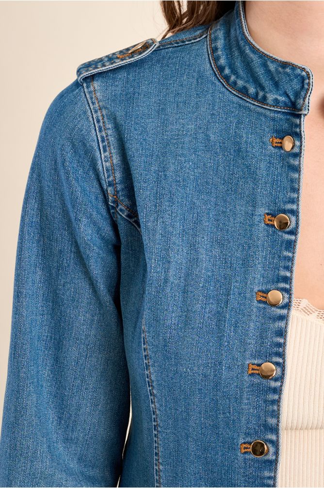 Denim jacket, officer