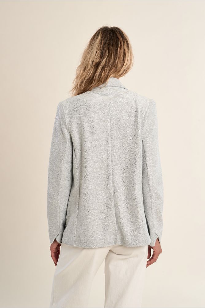 Straight blazer, iridescent
