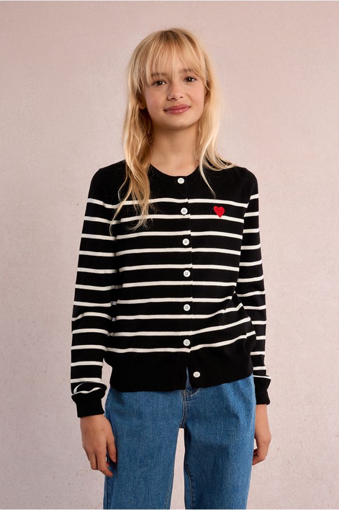 Gilet rayé
