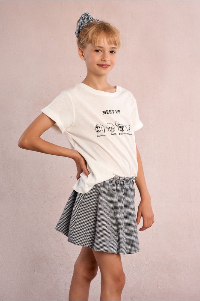 T-shirt imprimé chiens