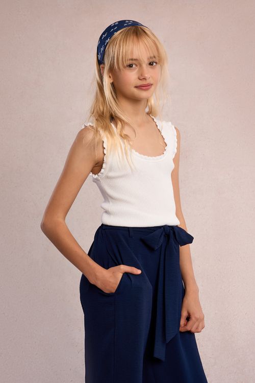 Ruched tank top