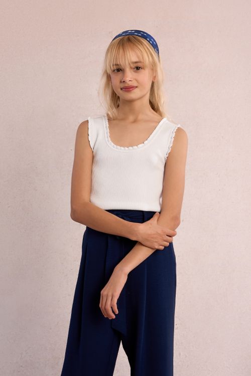 Ruched tank top