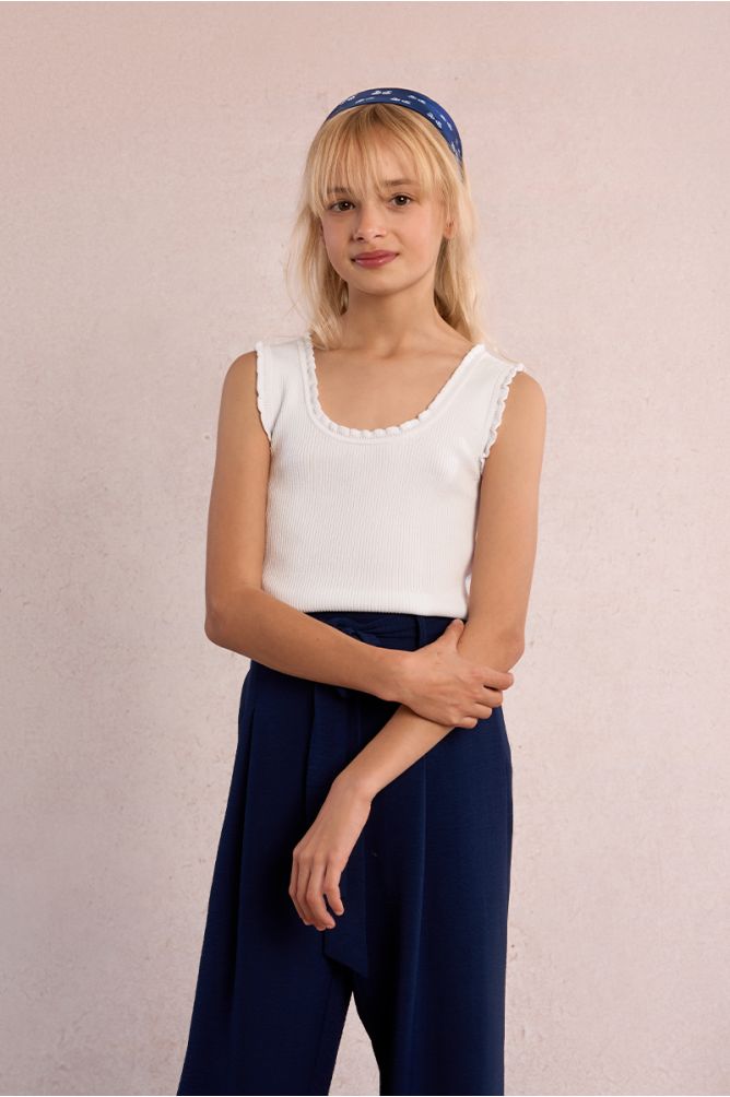 Ruched tank top