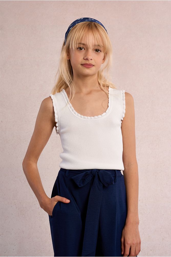 Ruched tank top