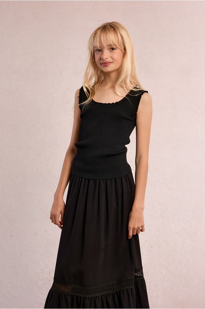Ruched tank top