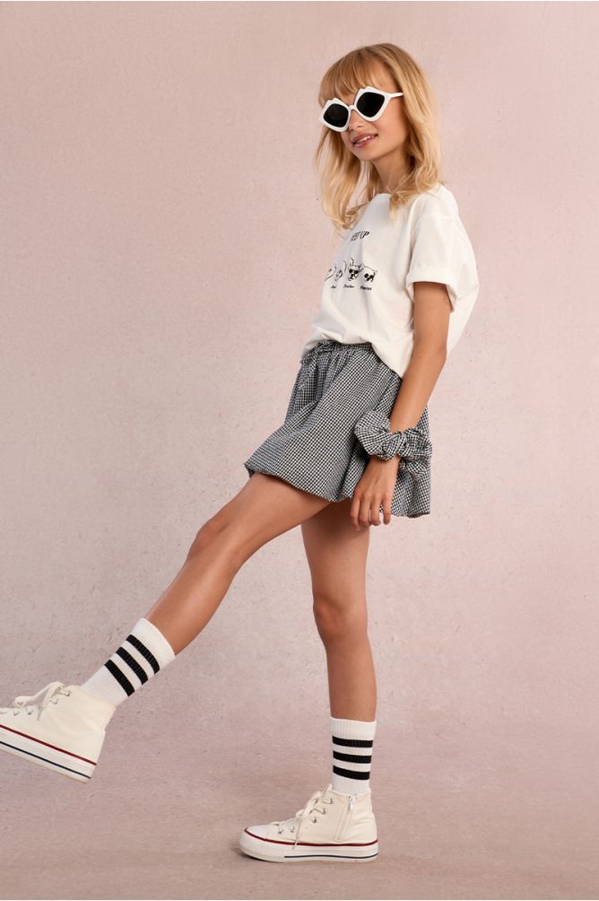 Gingham skirt