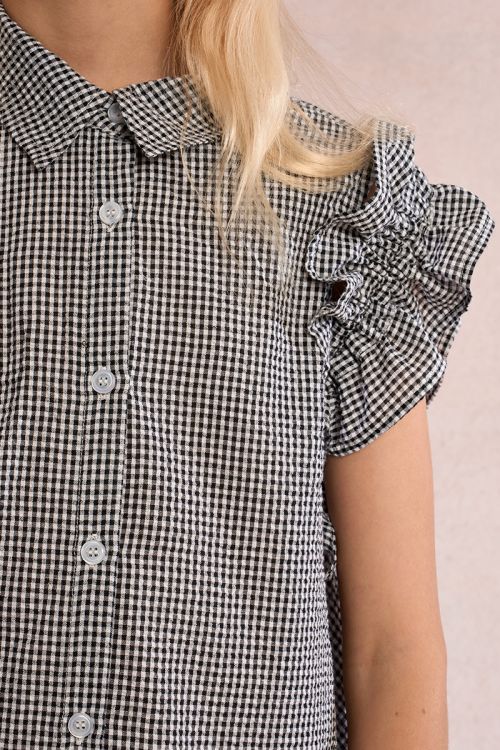 Robe chemise vichy