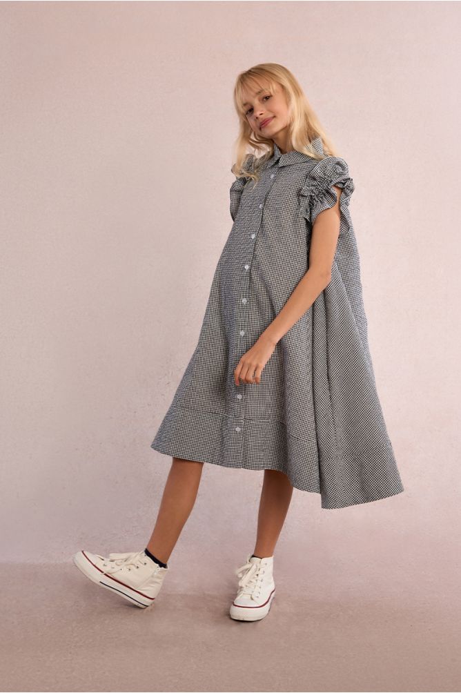 Robe chemise vichy