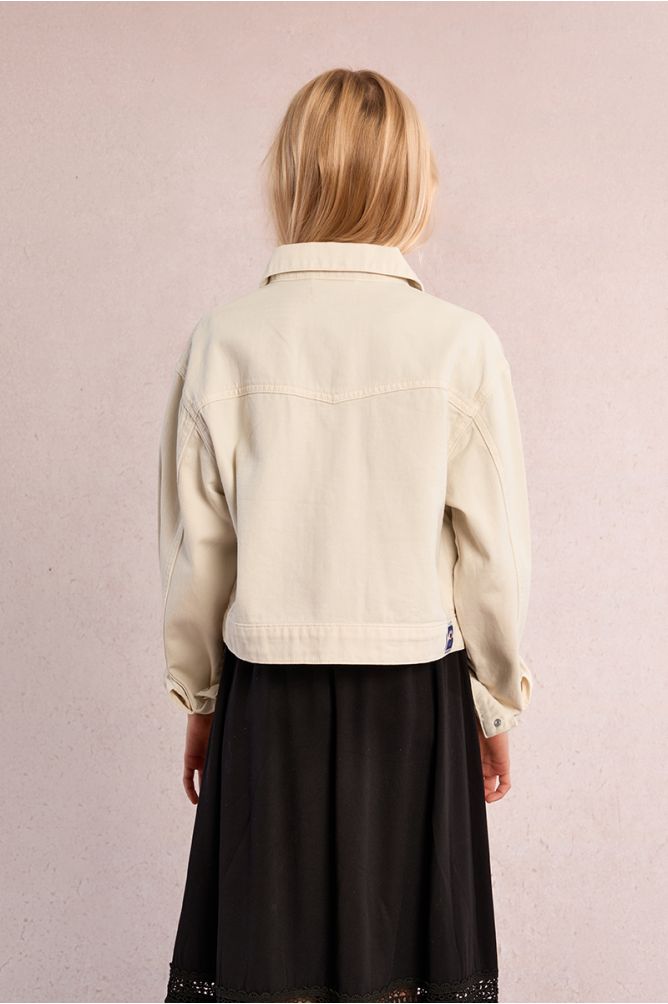 Crop denim jacket