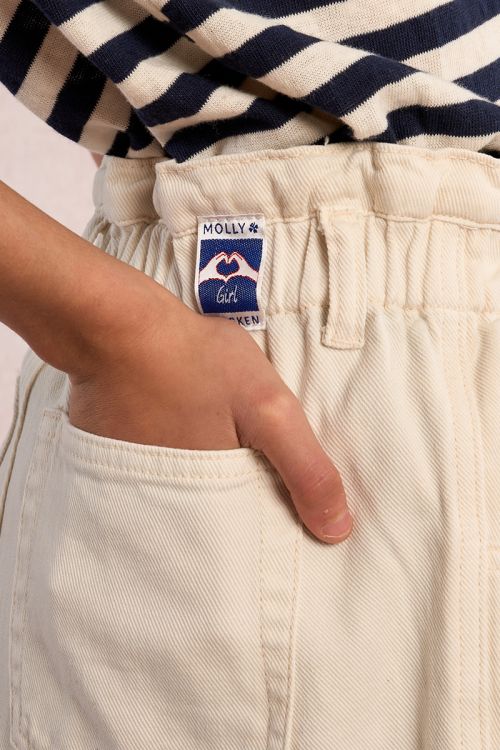 High-waisted shorts