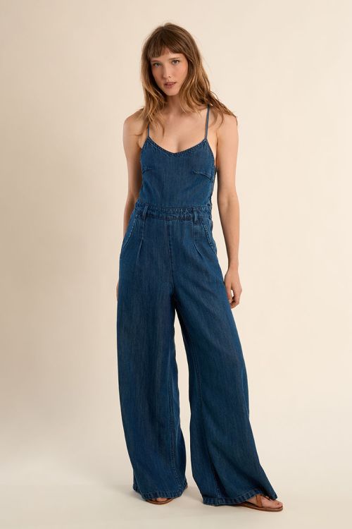 Denim jumpsuit