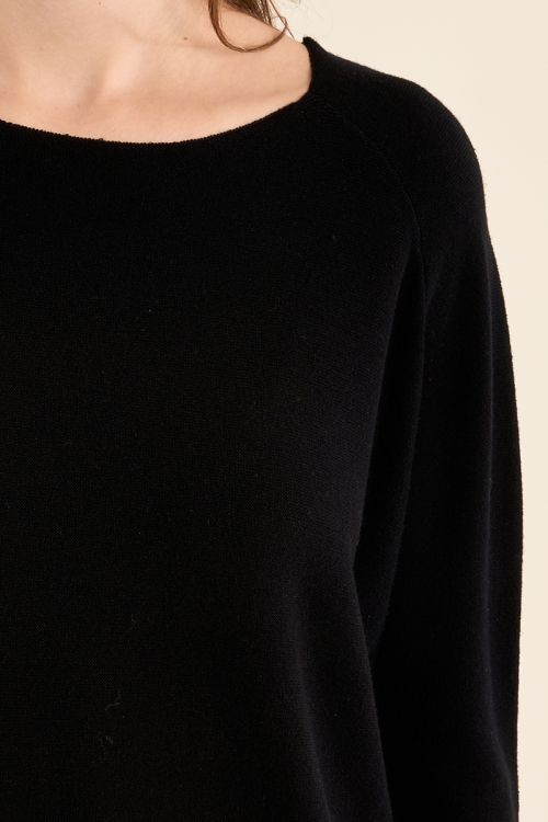 Jersey de mujer de manga larga, corte amplio.
