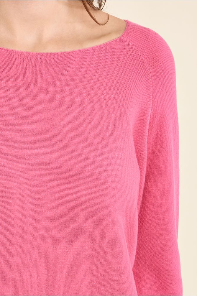 Jersey de mujer de manga larga, corte amplio.