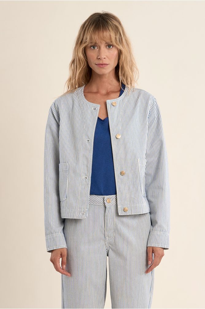 Veste rayée